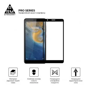 Фото: Захисне скло ArmorStandart for ZTE Blade A31 - Pro Black (ARM60625) № 2 | KTC