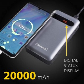 Батарея універсальна Intenso PD20000 20000mAh 18W Black (PB930227)