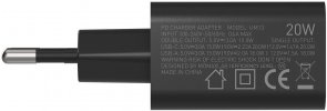 Зарядний пристрій Momax UM13 One Plug PD 20W QC3.0 Black (UM13EUD)