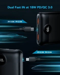 Фото: Батарея універсальна Veger S20 mini 20000mAh Black (S20 Black) № 3 | KTC