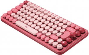 Клавіатура компактна Logitech Pop Wireless Heartbreaker Rose (920-010718)