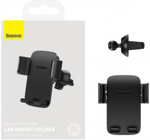 Кріплення для мобільного телефону Baseus Easy Control Pro Clamp Car Mount Holder /Air Outlet Version/ Black (SUYK010101)