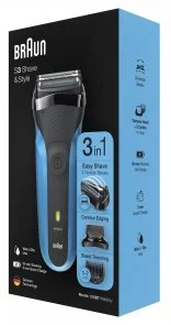Фото: Електробритва Braun Series 3 310BT Wet/Dry Black/Blue (81702943) № 6 | KTC
