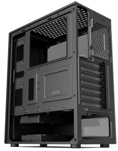 Корпус 1stPlayer RB-4-1G6-BK Black with window