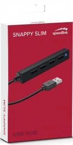 Фото: USB-хаб SPEEDLINK Speedlink Snappy Slim Black (SL-140000-BK) № 3 | KTC