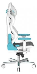 Фото: Крісло DXRACER Air Pro D7200 AIR-R1S-WQ.G-B3-NVF White/Cyan № 3 | KTC