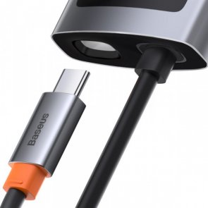 USB-хаб 17PiN Metal Gleam Series 4in1 Space Gray (CAHUB-CY0G)