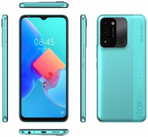 Смартфон TECNO Spark 8C KG5k 4/64GB Turquoise Cyan (4895180777929)