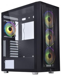 Корпус QUBE Galaxy RGB Black with window (GALAXY_FCNU3)