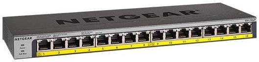 Комутатор NETGEAR GS116PP (GS116PP-100EUS)