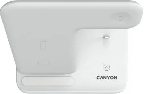 Фото: Бездротова зарядна станція Canyon WS-302 3in1 White (CNS-WCS302W) № 6 | KTC