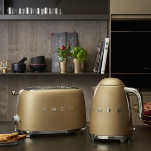 Тостер Smeg Retro Style Matte Champagne (TSF01CHMEU)