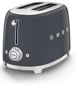 Тостер Smeg Retro Style Gray (TSF01GREU)