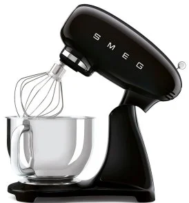 Фото: Планетарний міксер Smeg Retro Style Black (SMF03BLEU) № 2 | KTC