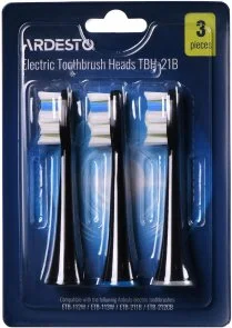 Фото: Насадка для зубної щітки Ardesto TBH-21B 3pcs № 4 | KTC