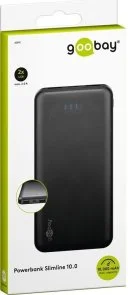 Фото: Батарея універсальна Wentronic Goobay Slimline 10000mAh Black (40891) № 5 | KTC