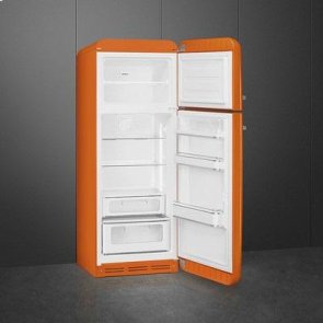 Холодильник дводверний Smeg Retro Style Orange (FAB30ROR5)