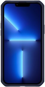 Чохол iTSkins for iPhone 14 Plus HYBRID R TEK Deep blue and Transparent (AP4R-HBTEK-DBTR)