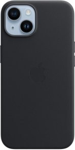 Чохол Apple for iPhone 14 Plus - Leather Case with MagSafe Midnight (MPP93)