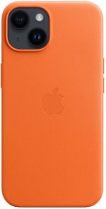 Чохол Apple for iPhone 14 Plus - Leather Case with MagSafe Orange (MPPF3)