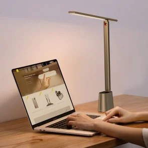 Фото: Настільна лампа Baseus Smart Eye Series Charging Folding Smart Light Grey (DGZG-0G) № 4 | KTC