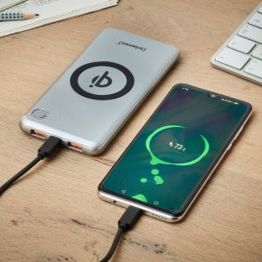 Батарея універсальна Intenso WPD10000 10000mAh Silver (7343531)