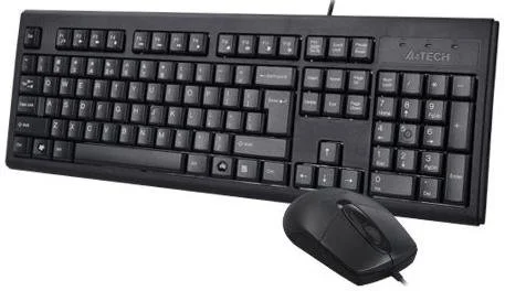 Фото: Комплект клавіатура+миша A4tech KR-8372S USB Black (KR-8372S Black) № 2 | KTC