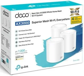 Фото: Wi-Fi система TP-Link Deco X60 (Deco X60(3-pack)) № 3 | KTC