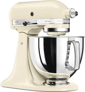 Фото: Планетарний міксер KitchenAid Mixer tilt-head 4.8L Artisan 5KSM125 Creamy (5KSM125EAC) № 2 | KTC