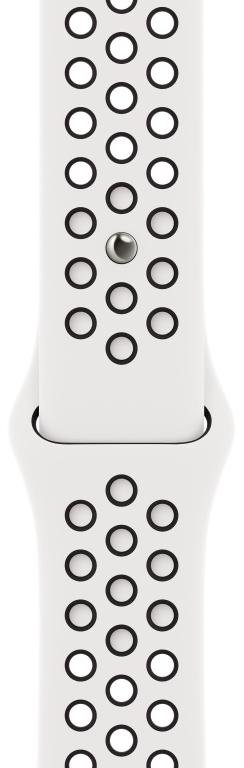 Ремінець Apple for Apple Watch 45mm - Nike Sport Band Summit White/Black (MPH13)