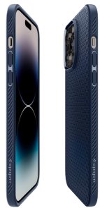 Чохол Spigen for Apple iPhone 14 Pro Max - Liquid Air Navy Blue (ACS04814)