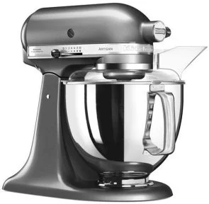 Фото: Планетарний міксер KitchenAid Mixer title-head 4.8L Artisan with extra accessories 5KSM175PS Silver (5KSM175PSEMS) № 2 | KTC