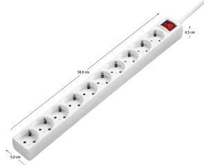 Фото: Мережевий фільтр Hama 10/3m White (00137234) № 2 | KTC