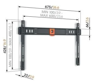 Фото: Кронштейн Vogels TVM 1603 Black (1816030) № 2 | KTC