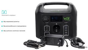 Зарядна станція WellCharger D320 300W 320Wh