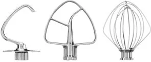 Фото: Планетарний міксер KitchenAid Mixer tilt-head 4.8L Artisan Premium 5KSM185PS Medallion Silver (5KSM185PSEMS) № 4 | KTC