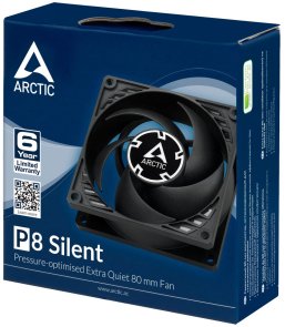 Кулер Arctic P8 Silent Black (ACFAN00152A)