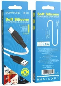 Фото: Кабель BOROFONE BX42 Encore 3A AM / Type-C 1m White (BX42CW) № 2 | KTC