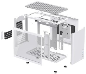 Корпус Jonsbo D30 White with window