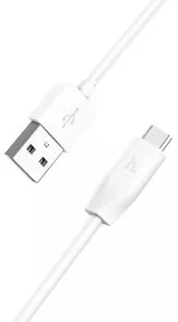 Фото: Кабель Hoco X1 AM / Micro USB 1m White (x1_Micro_White) № 2 | KTC