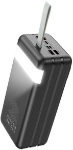 Батарея універсальна Hoco J86B Electric 60000mAh 22.5W Black (6931474771742)