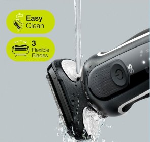 Електробритва Braun Series 5 51-W1200s Flex Wet and Dry Black/White (81770270)