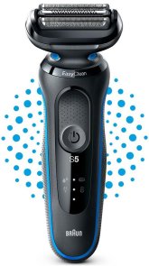 Електробритва Braun Series 5 51-B1000s Flex Wet and Dry Black/Blue (81770260)