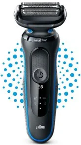 Фото: Електробритва Braun Series 5 51-B1000s Flex Wet/Dry Black/Blue (81770260) № 3 | KTC