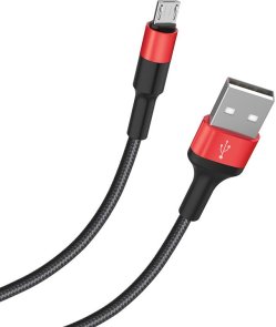 Кабель Hoco X26 Xpress Charging 2A AM / MicroUSB 1m Black/Red (X26 Micro Black/Red)