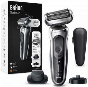 Електробритва Braun Series 7 360 Flex 71-S4200cs Wet and Dry Silver/Black (81770266)