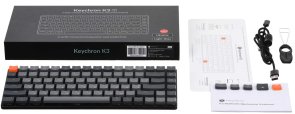 Клавіатура Keychron K3 84 Key Gateron Blue RGB UKR/ENG/RUS USB/WL Black