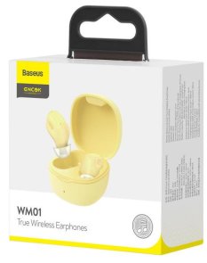 Навушники Baseus Encok WM01 TWS Yellow (NGWM01-0Y)