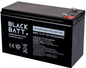 Фото: Батарея для ДБЖ Blackbatt GEL12V/9Ah (BB 09 12V/9Ah) № 3 | KTC