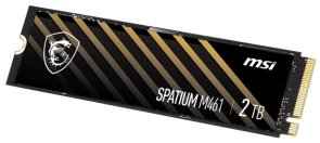 SSD-накопичувач MSI Spatium M461 2280 PCIe 4.0 x4 NVMe 1.4 (S78-440Q550-P83)